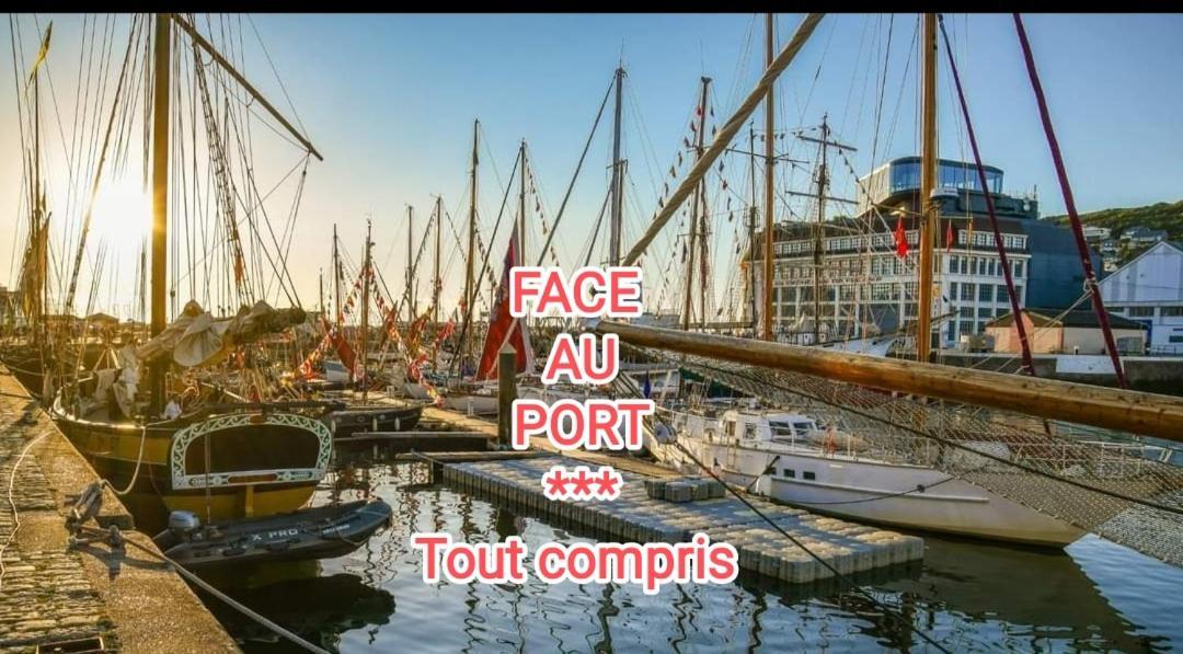 Le Reflet Des Voiles Face Au Port De Fecamp Apartamento Exterior foto